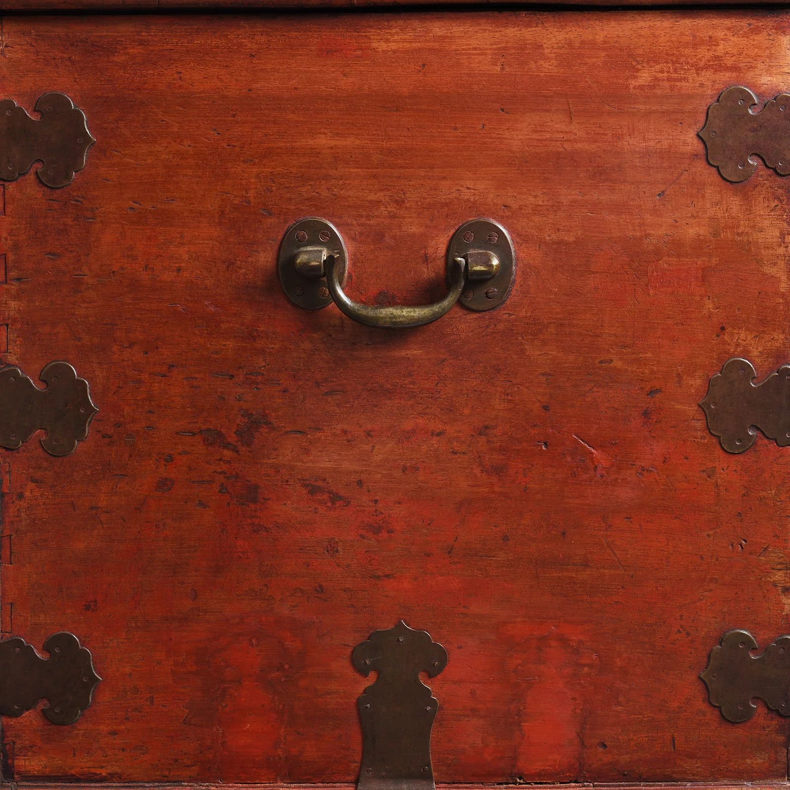 Red Lacquer Camphor Chinese Chest - 18th Century - Image 9