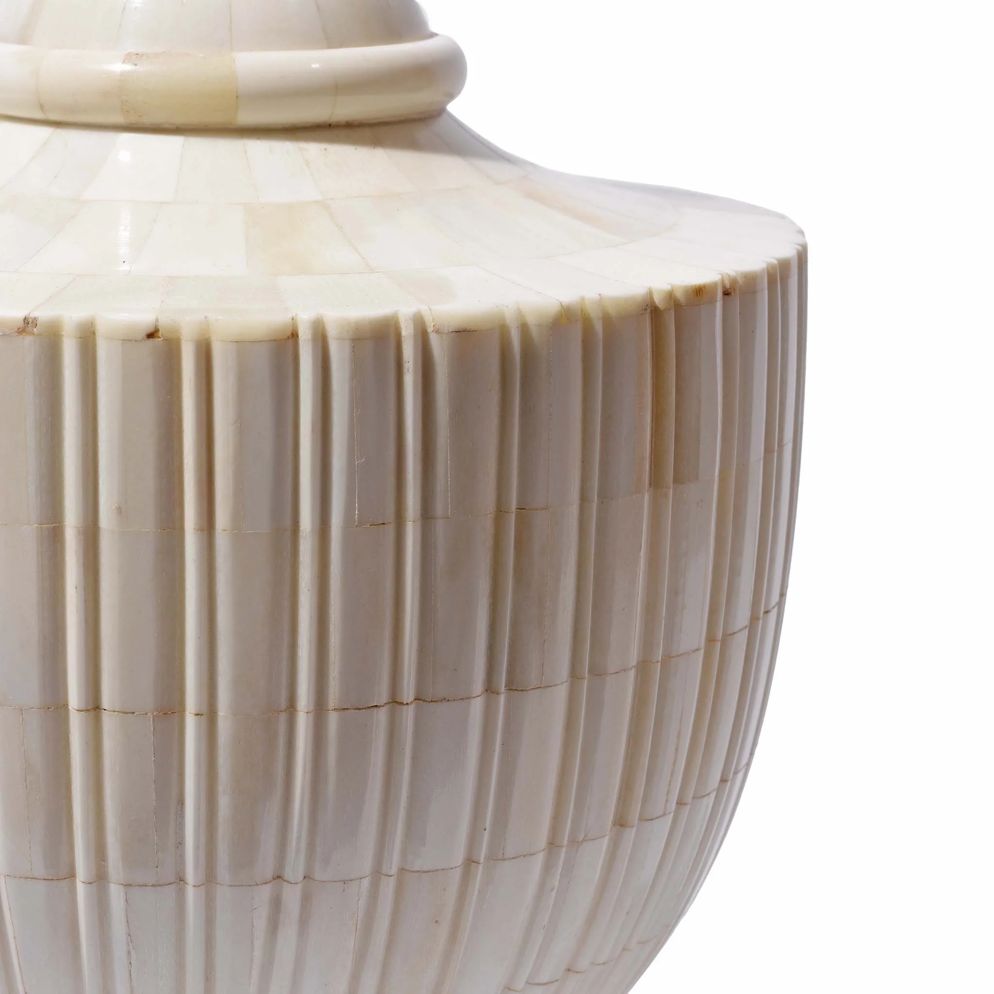 Regency Style Bone Inlay Table Lamp - Image 4