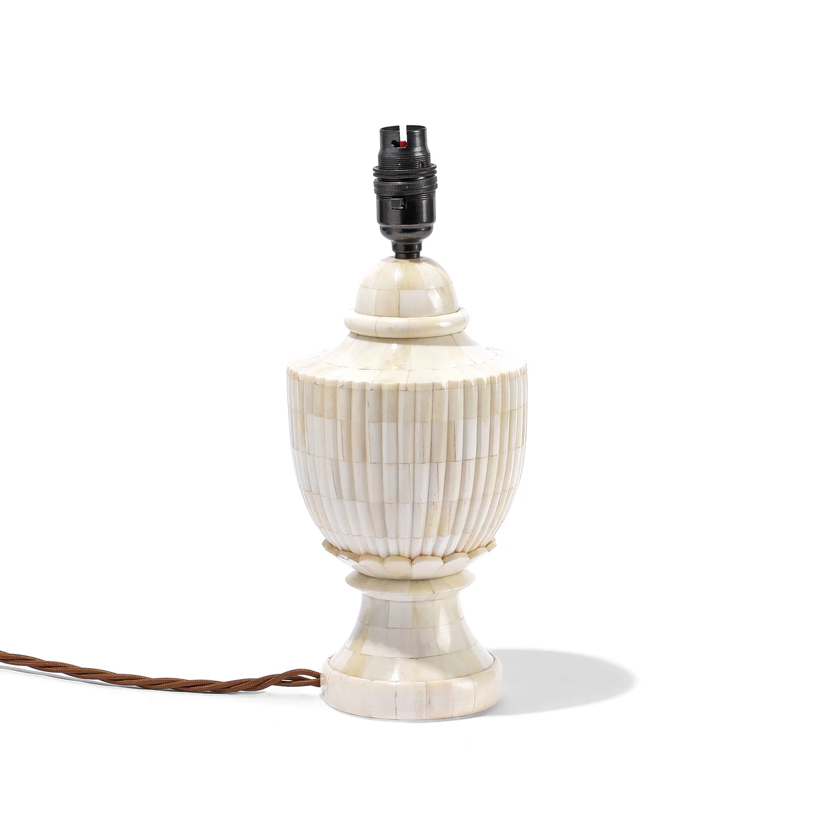 Regency Style Bone Inlay Table Lamp - Image 7