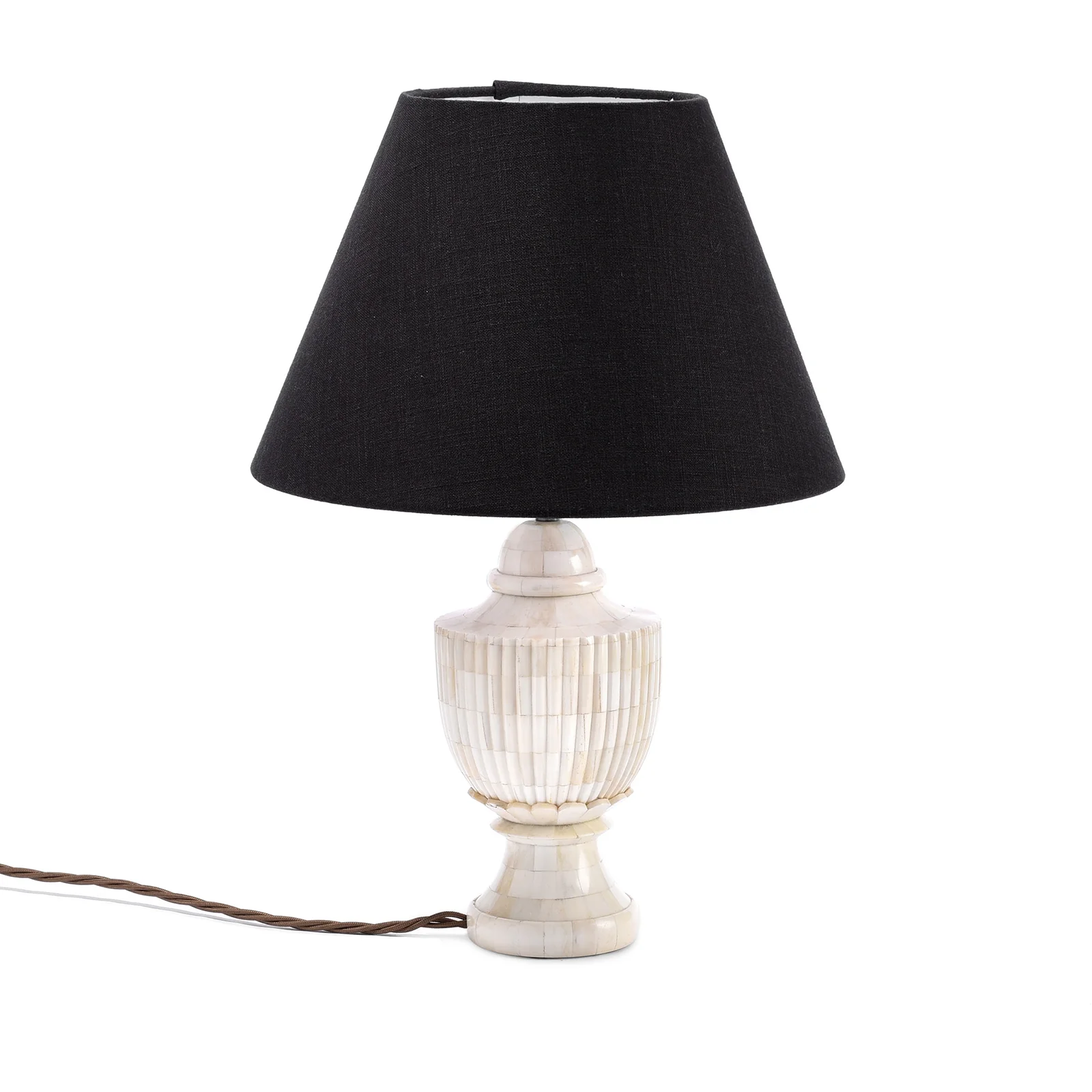 Regency Style Bone Inlay Table Lamp - Image 9
