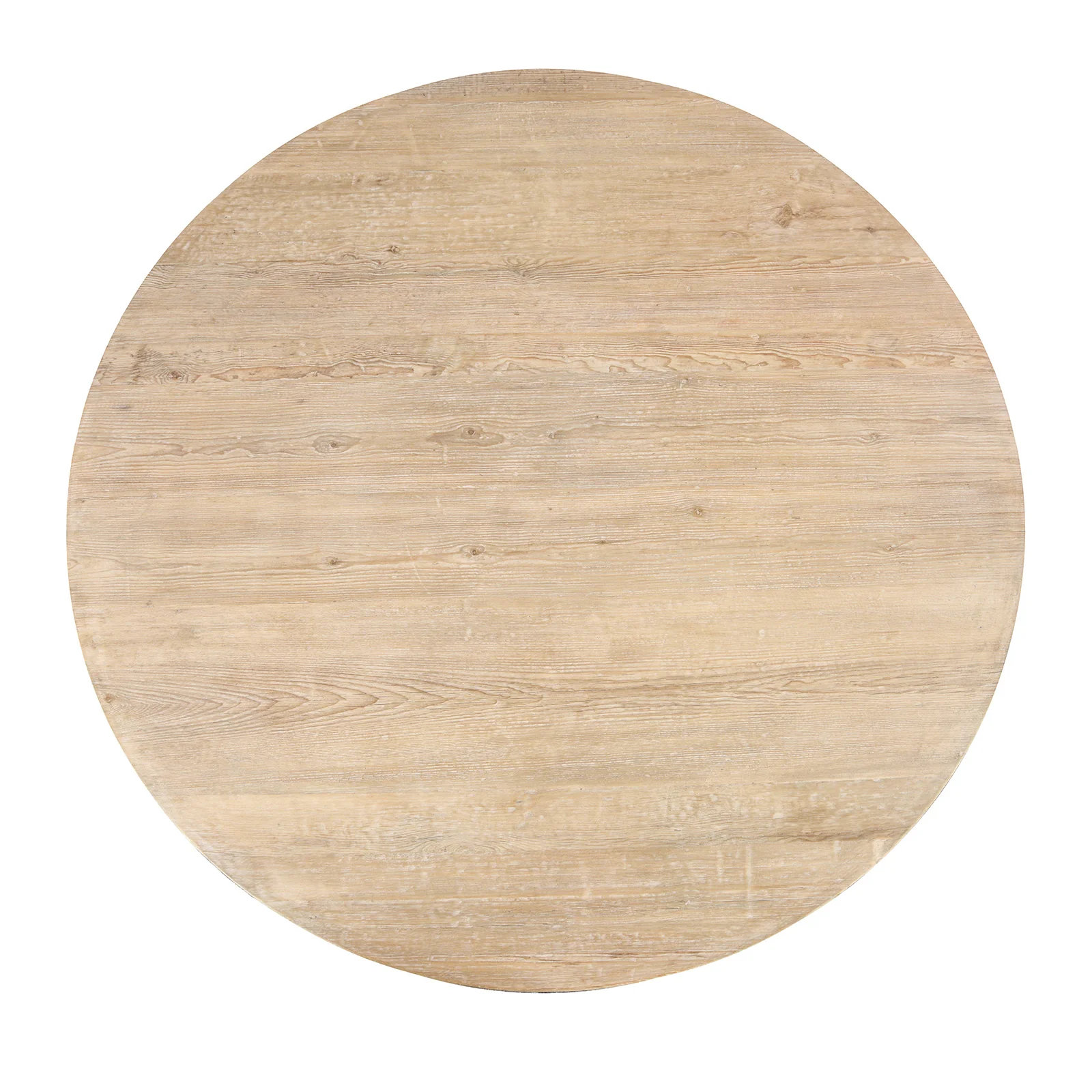 Round Pedestal  Dining Table Made From Old Bleached Pine - Image 10