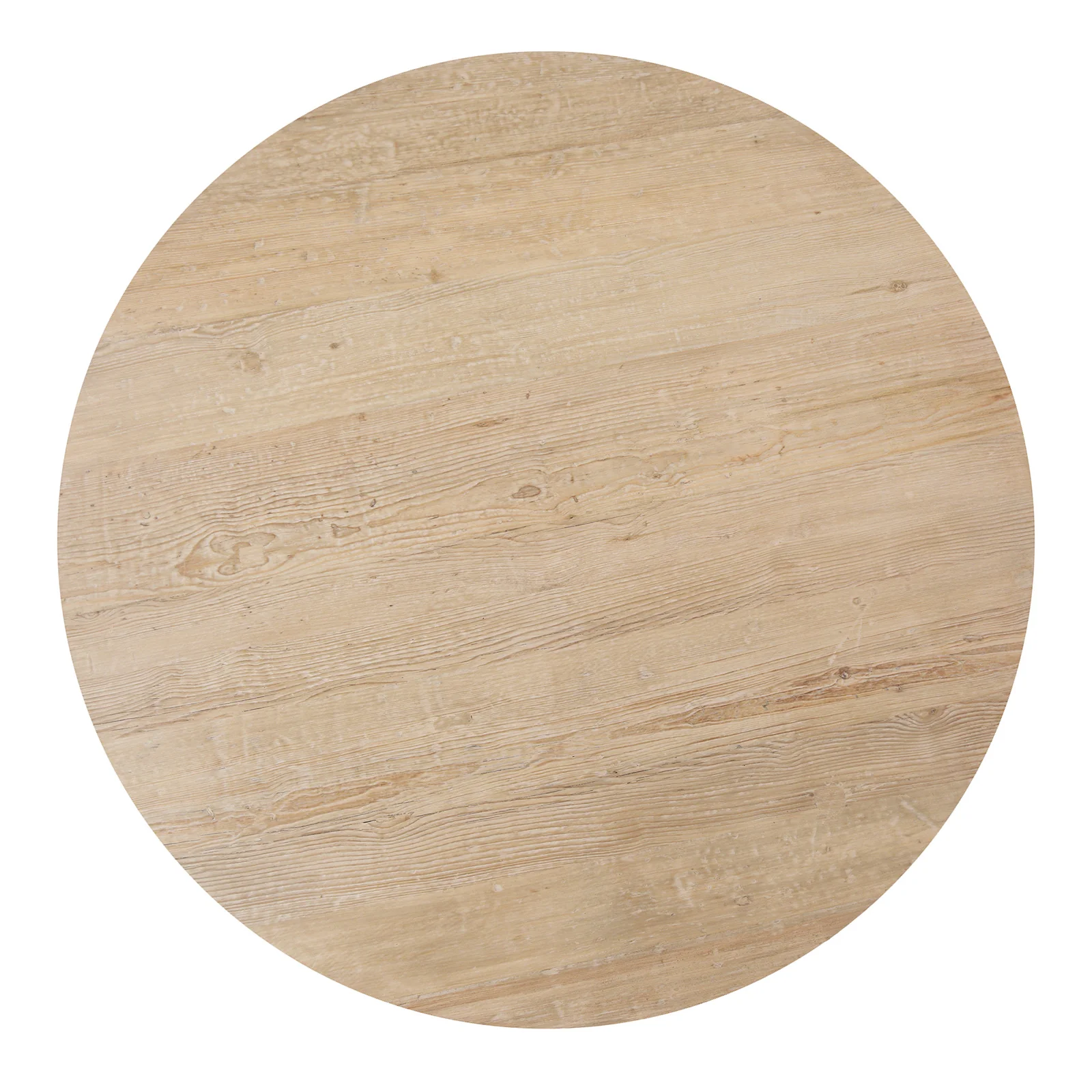 Round Pedestal  Dining Table Made From Old Bleached Pine - Image 3