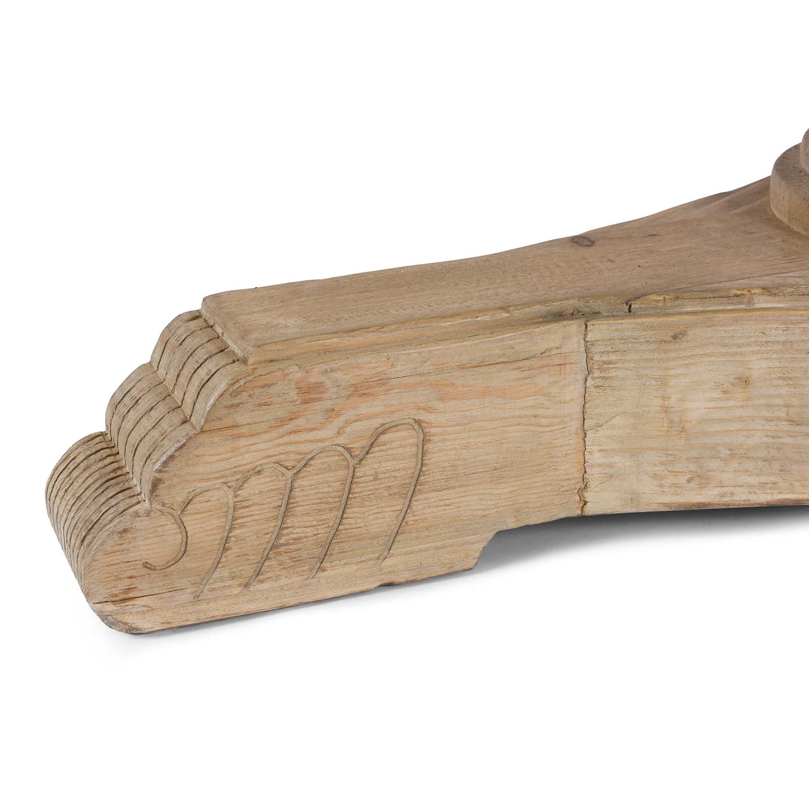 Round Pedestal  Dining Table Made From Old Bleached Pine - Image 5