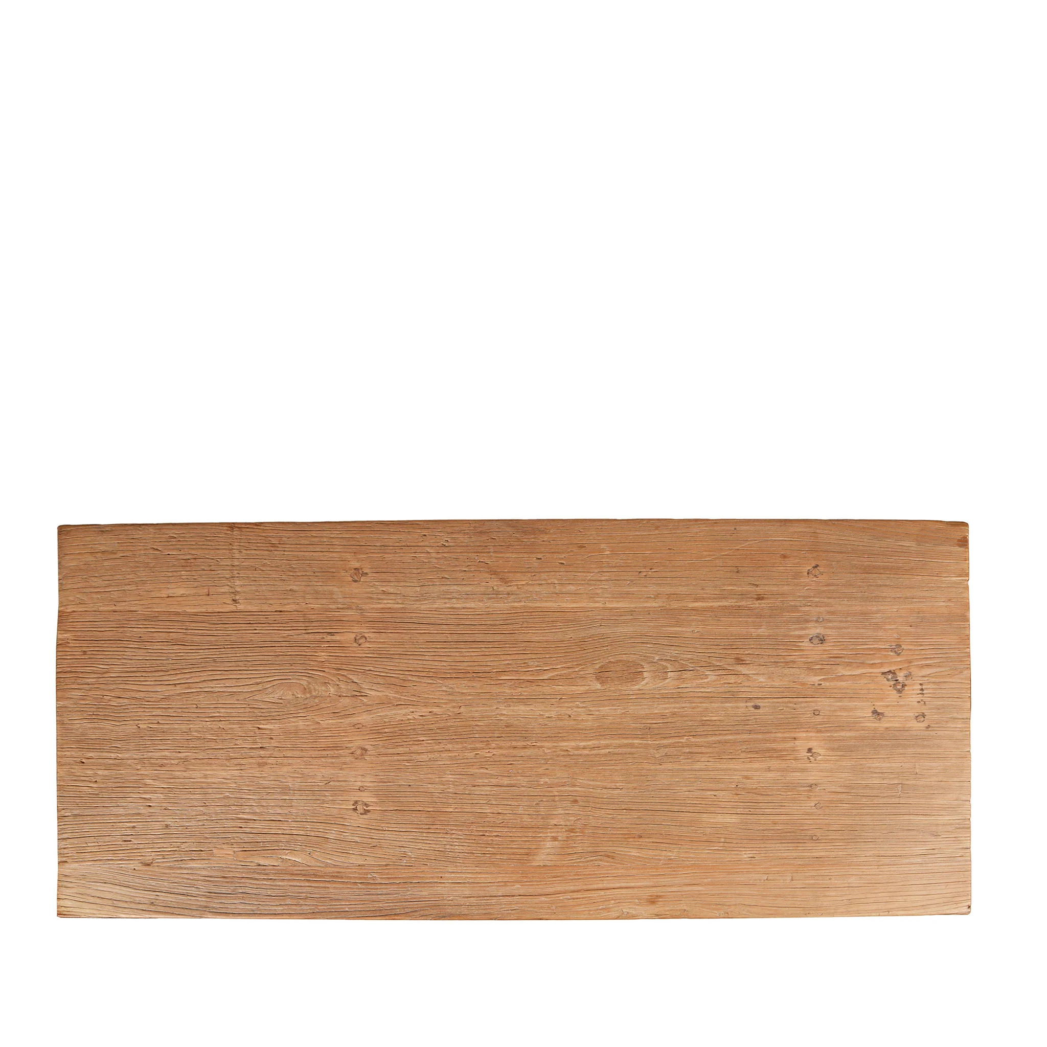 Bleached Elm Door Dining Table - Image 11