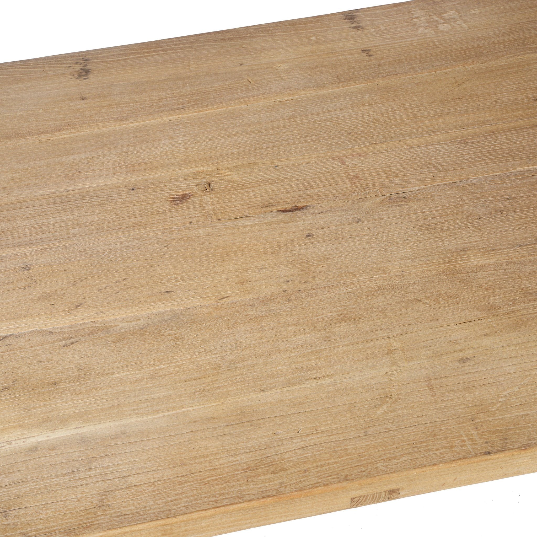Bleached Elm Door Dining Table - Image 8
