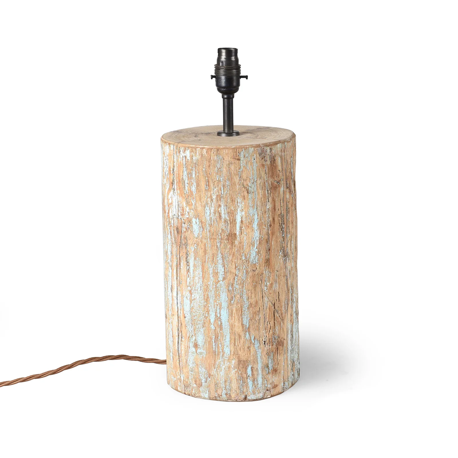 Teak Pillar Lamp From Rajasthan - Image 9