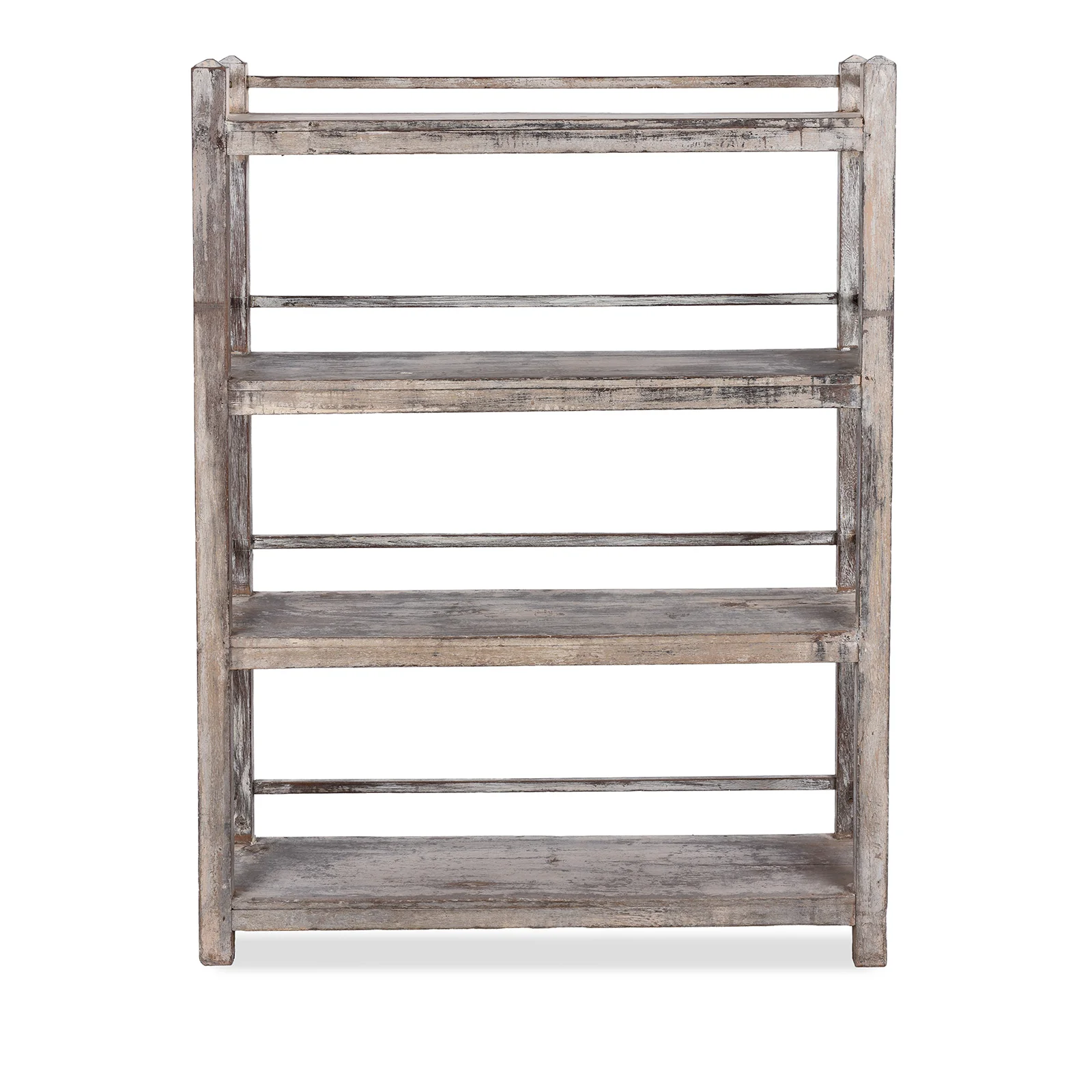 Teak Shelf With Painted Finish - Ca 1920 - Image 3