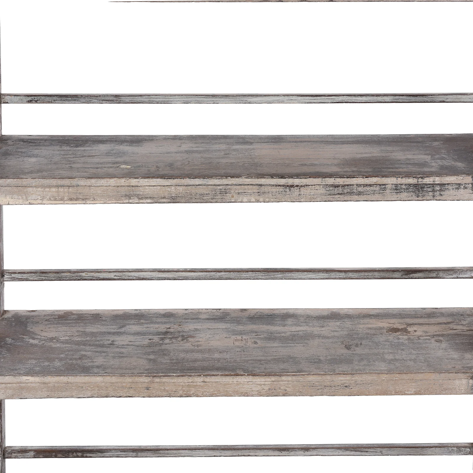 Teak Shelf With Painted Finish - Ca 1920 - Image 4