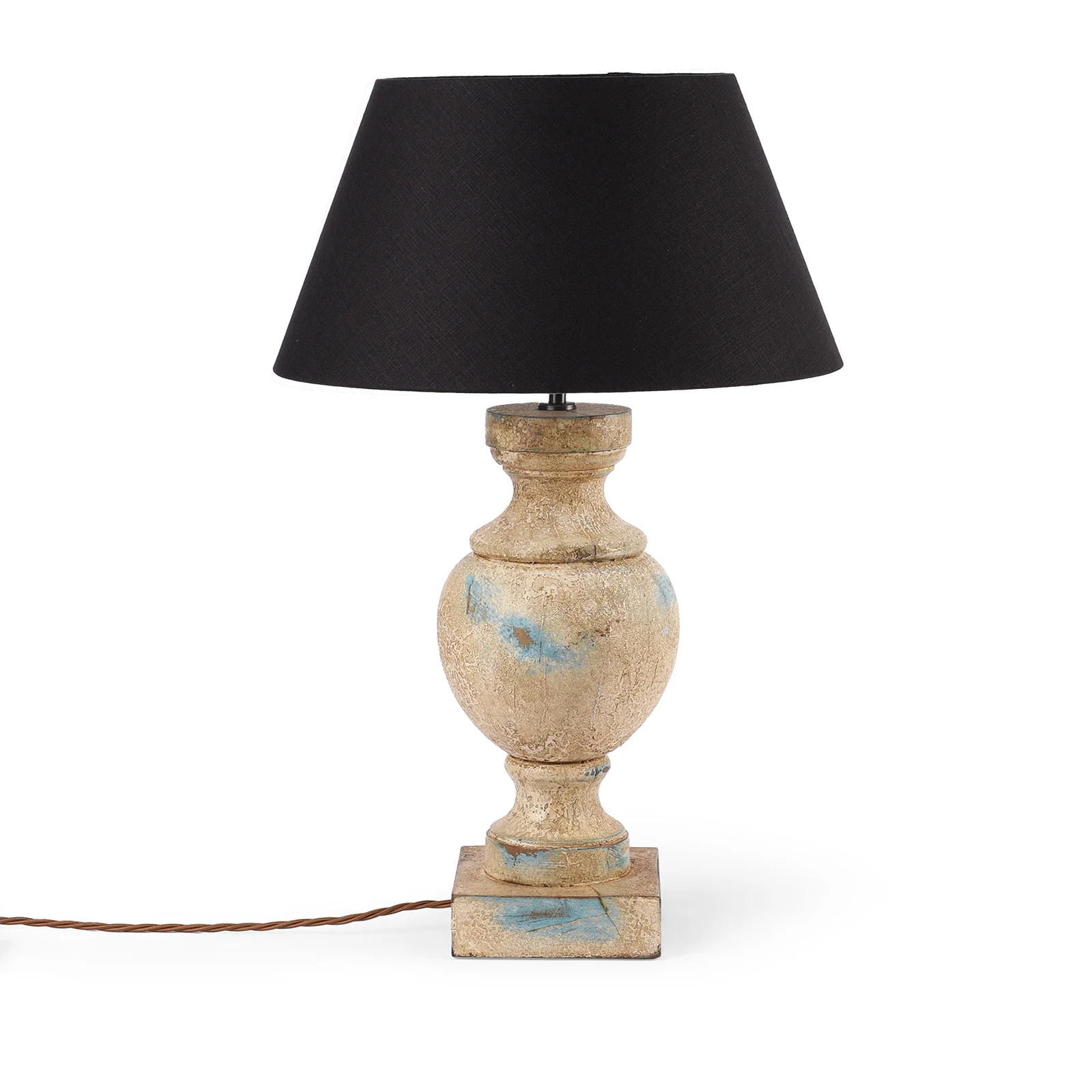 Turned Mughal Style Table Lamp - Image 5